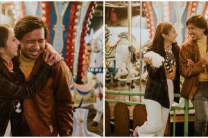 Berkonsep monokrom, ini 7 gaya prewedding Joshua Suherman & kekasih