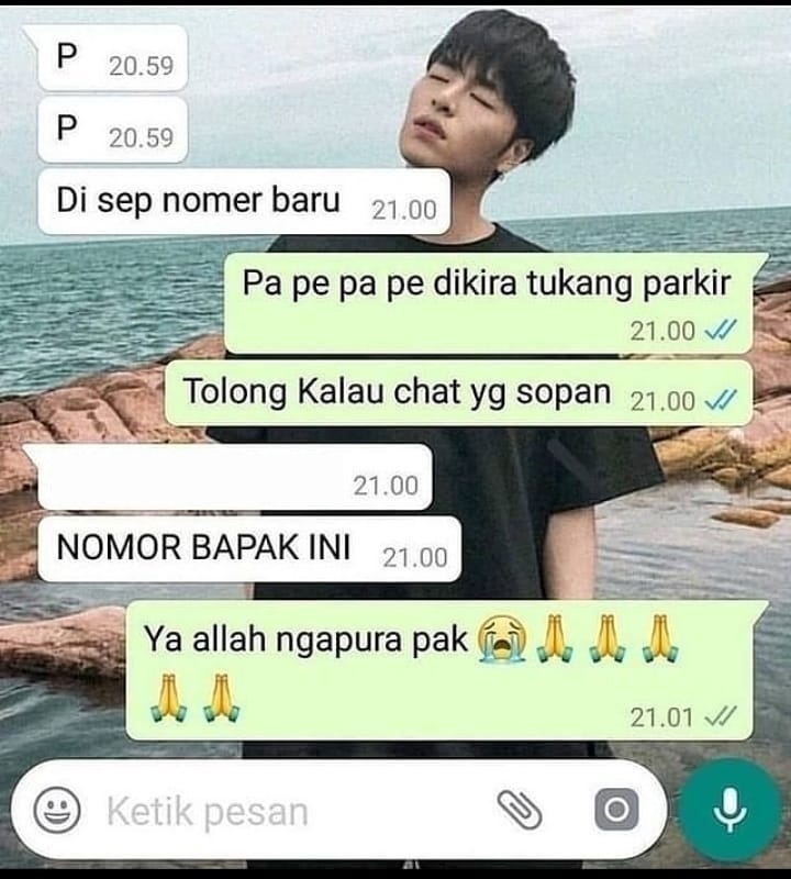10 Chat lucu dikerjain orang tua ini bikin senyum kesel