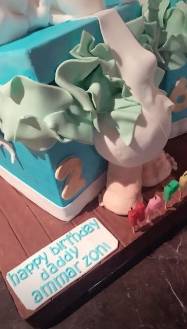 10 Potret kue ulang tahun Irish Bella dan Ammar Zoni, selalu unik