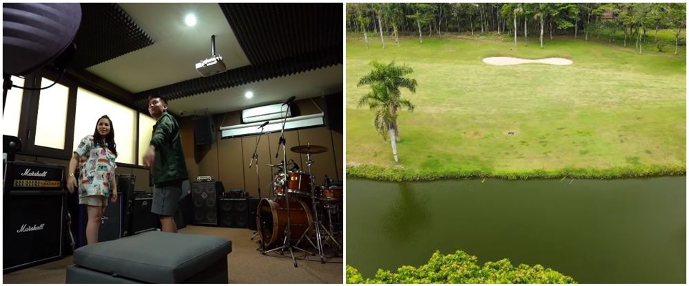 Potret rumah 8 vokalis wanita, milik Momo Geisha ada lapangan golf