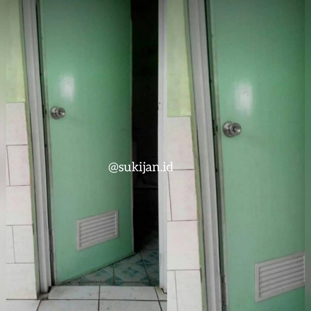 10 Potret lucu salah pasang pintu ini bikin gagal paham