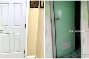 10 Potret lucu salah pasang pintu ini bikin gagal paham