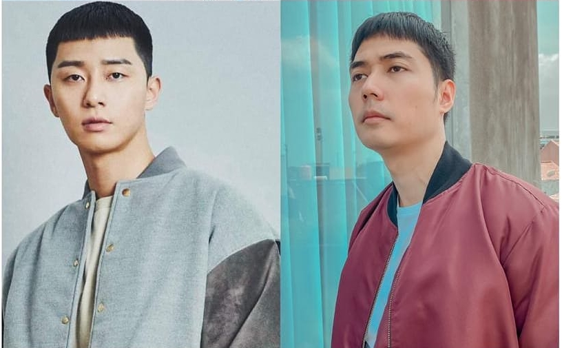 Editan foto Denny Cagur bareng Jung Hae-in ini bikin warganet gemas