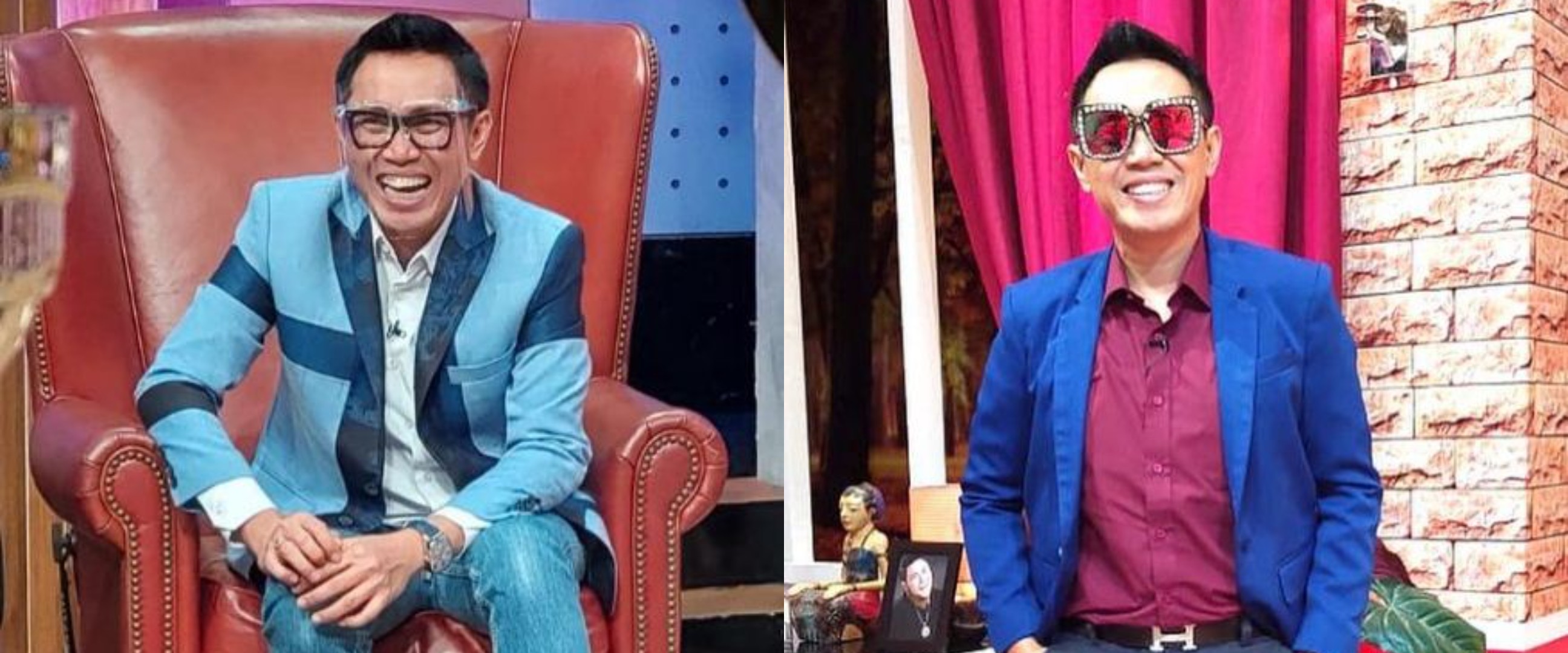 Pulang kampung, ini 7 momen Eko Patrio pakai baju tidur ke sawah