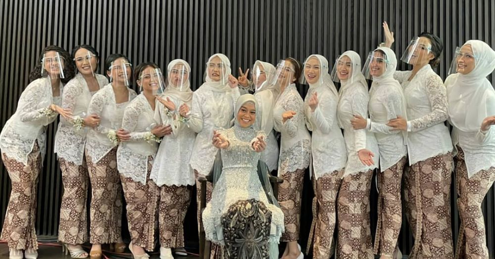 10 Potret groomsmen dan bridesmaid Rizky Billar-Lesty, bertabur artis