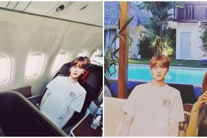 9 Momen Dinda Kanyadewi liburan ajak patung Suga BTS, kocak