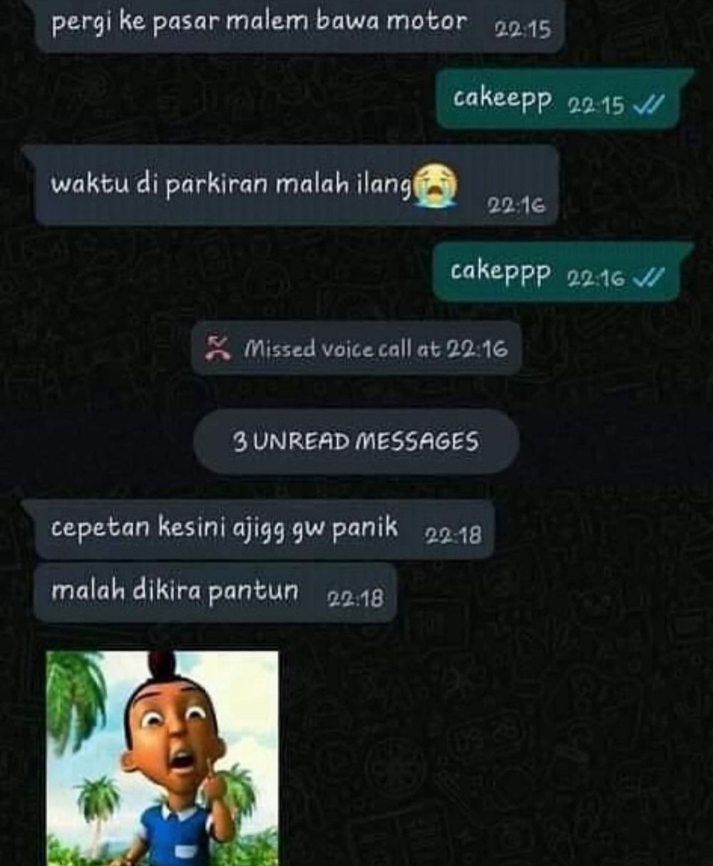 10 Chat lucu teman nggak bisa serius ini endingnya ngeselin