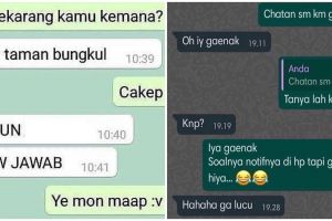 10 Chat lucu teman nggak bisa serius ini endingnya ngeselin