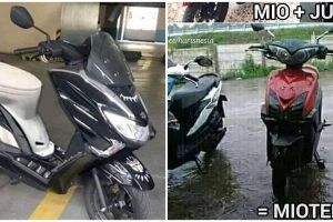 20 Modifikasi absurd motor matic, bikin pengguna jalan geleng kepala