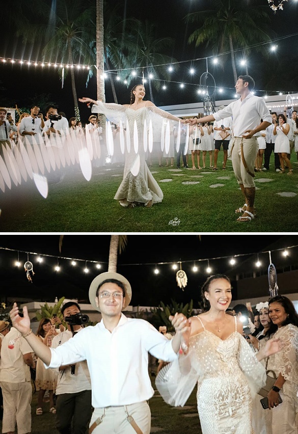 Berkonsep outdoor, intip dekorasi lamaran 5 pasangan seleb