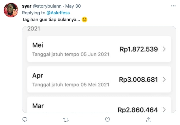 10 Potret tagihan fitur PayLater ini totalnya bikin dompet menjerit