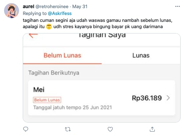 10 Potret tagihan fitur PayLater ini totalnya bikin dompet menjerit