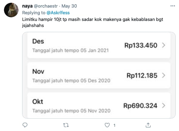 10 Potret tagihan fitur PayLater ini totalnya bikin dompet menjerit