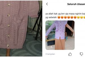 11 Potret lucu cewek cobain barang dari online shop, bikin nyengir