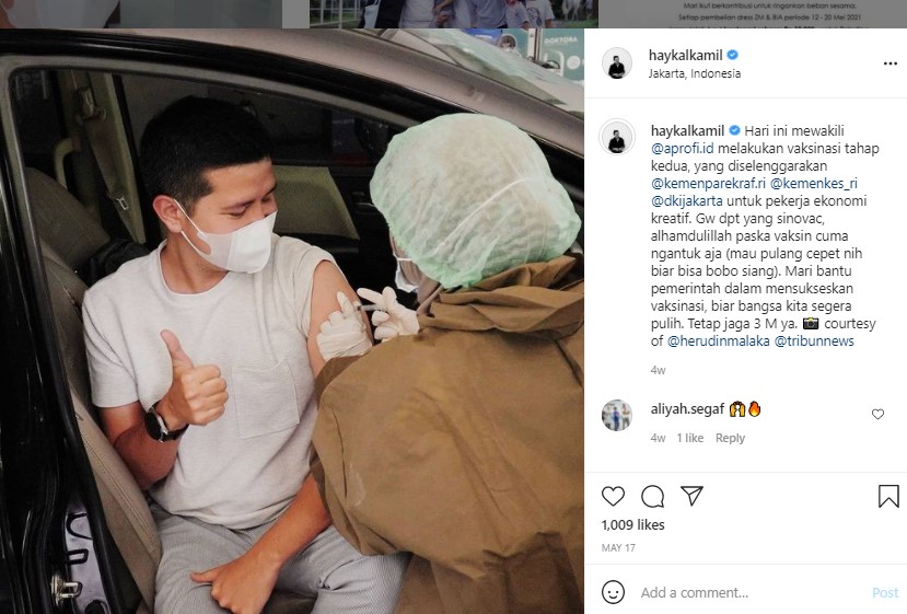 Cerita Haykal Kamil positif Covid-19, punya riwayat asma