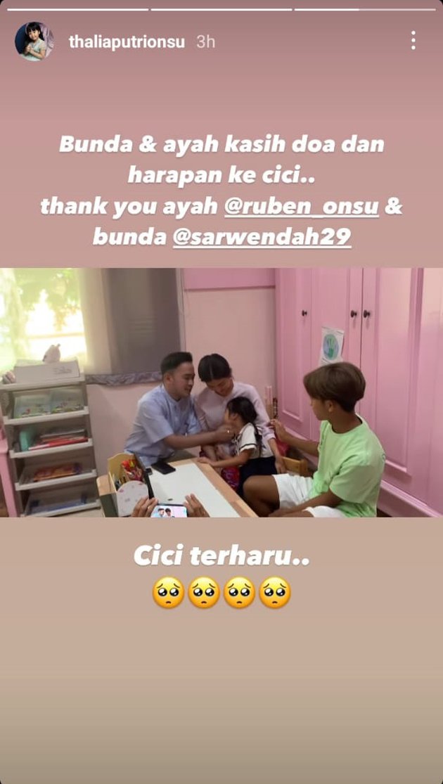 8 Momen Thalia putri Ruben Onsu lulus TK, wisuda pakai bahasa Mandarin