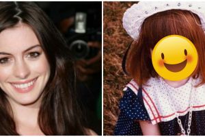 Potret masa kecil 7 pemain The Princess Diaries, Anne Hathaway imut