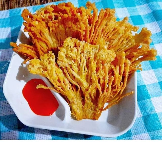 7 Resep jamur enoki kekinian © berbagai sumber 7 Resep jamur enoki kekinian © berbagai sumber
