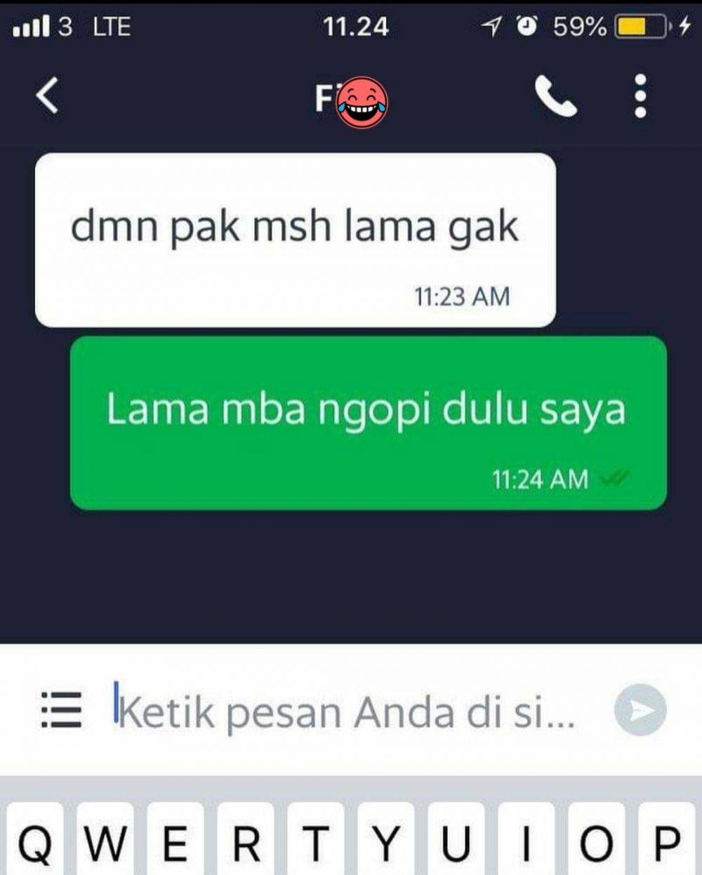 11 Balasan chat lucu driver ojek online, kocak tapi bikin emosi juga