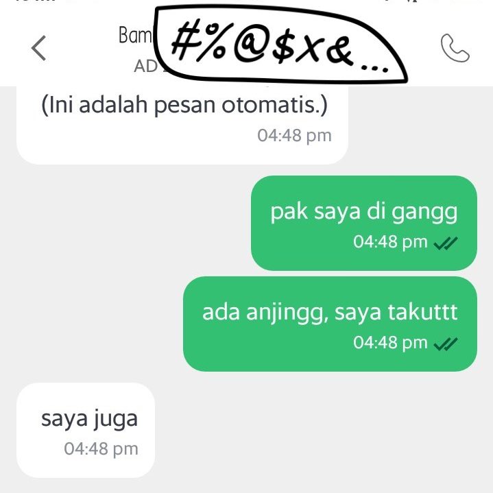 11 Balasan chat lucu driver ojek online, kocak tapi bikin emosi juga