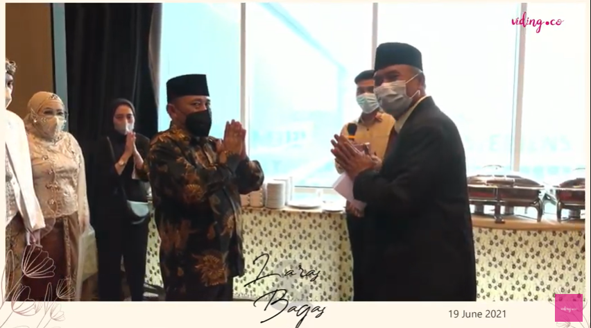 17 Momen pernikahan Irshadi Bagas 'Farel di Heart Series' dan Laras