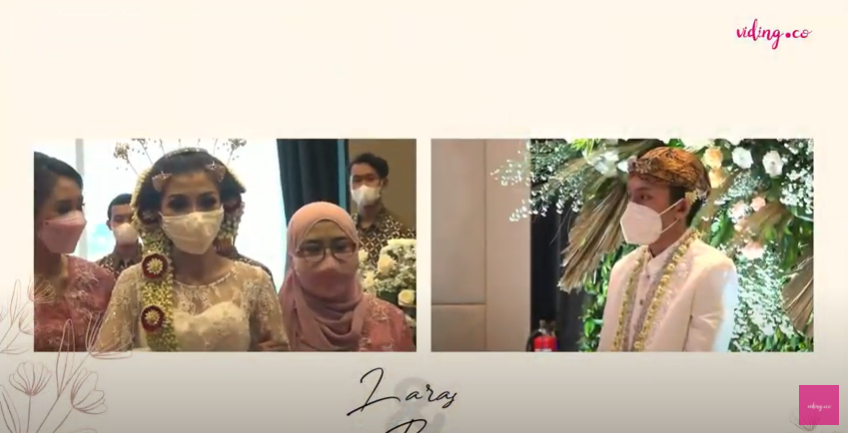 17 Momen pernikahan Irshadi Bagas 'Farel di Heart Series' dan Laras