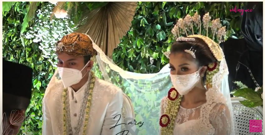 17 Momen pernikahan Irshadi Bagas 'Farel di Heart Series' dan Laras