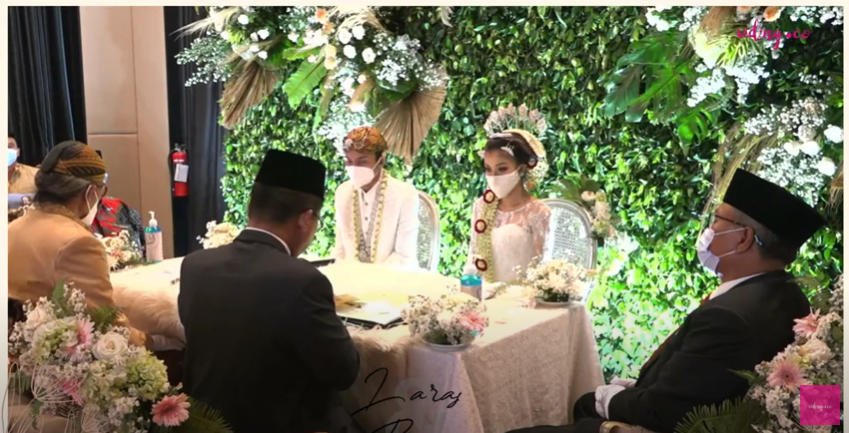 17 Momen pernikahan Irshadi Bagas 'Farel di Heart Series' dan Laras