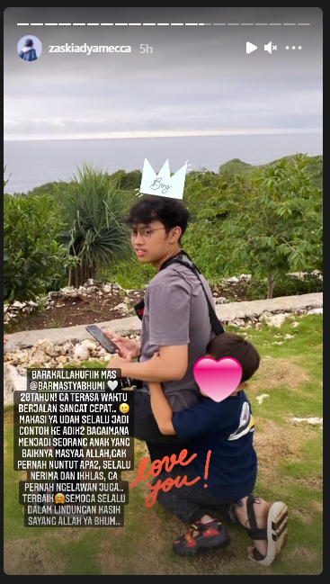 Anak sambung ultah, Zaskia Adya Mecca beri ucapan menyentuh