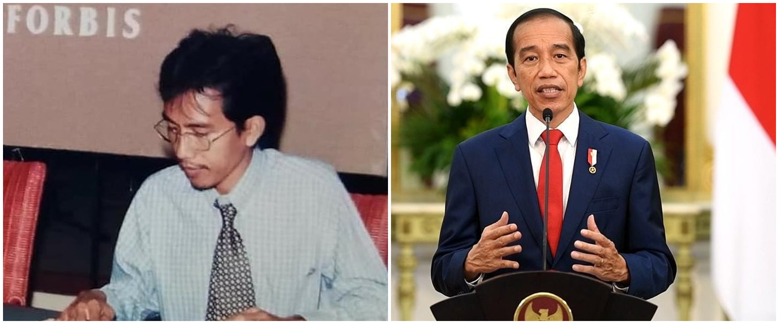 15 Transformasi Jokowi dari masa muda hingga ulang tahun ke-60