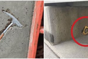 8 Potret absurd alat pertukangan nyangkut di tembok, bikin tepuk jidat