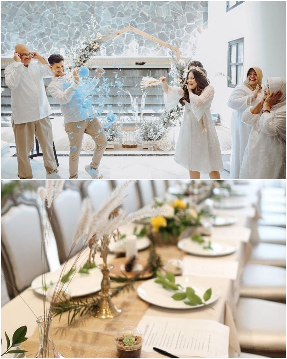 Bernuansa outdoor, ini potret dekorasi baby shower 7 seleb