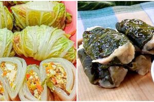 7 Resep sawi gulung berbagai isi, mudah dibuat dan lezat