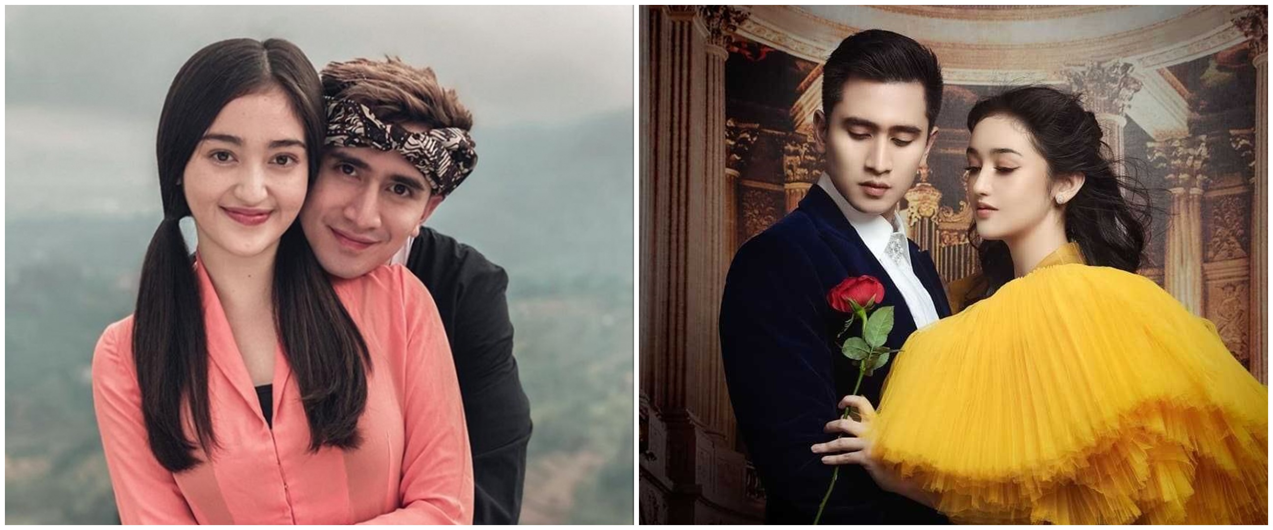 Foto editan Verrell Bramasta dan Ranty Maria jadi kakek-nenek, mirip