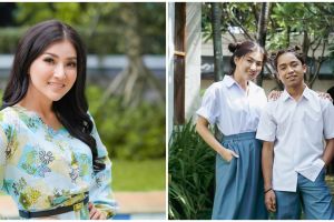 8 Gaya Sarwendah pakai seragam SMA, dipuji bak ABG