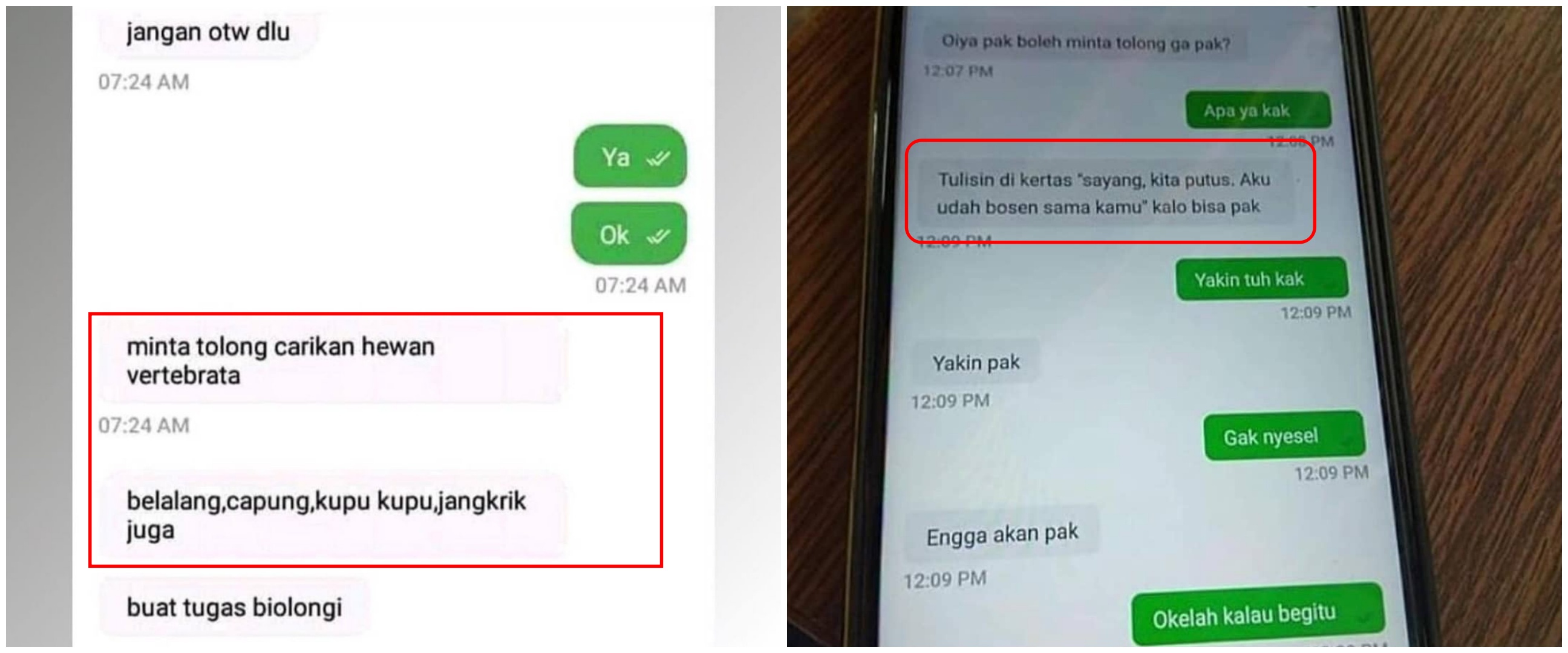 11 Chat lucu minta tolong ke driver ojek online ini ada-ada aja