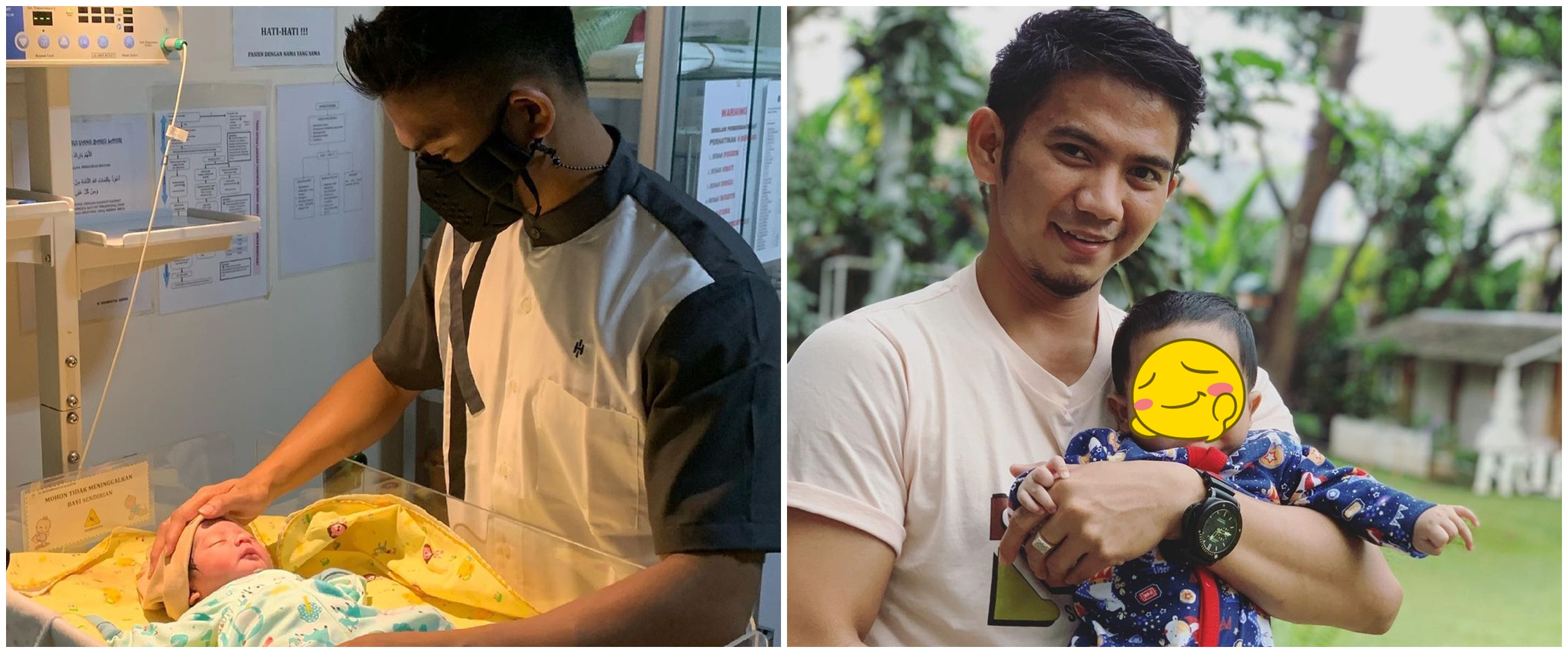 Jarang terekspos, ini 8 momen Rizki D'Academy saat momong anak