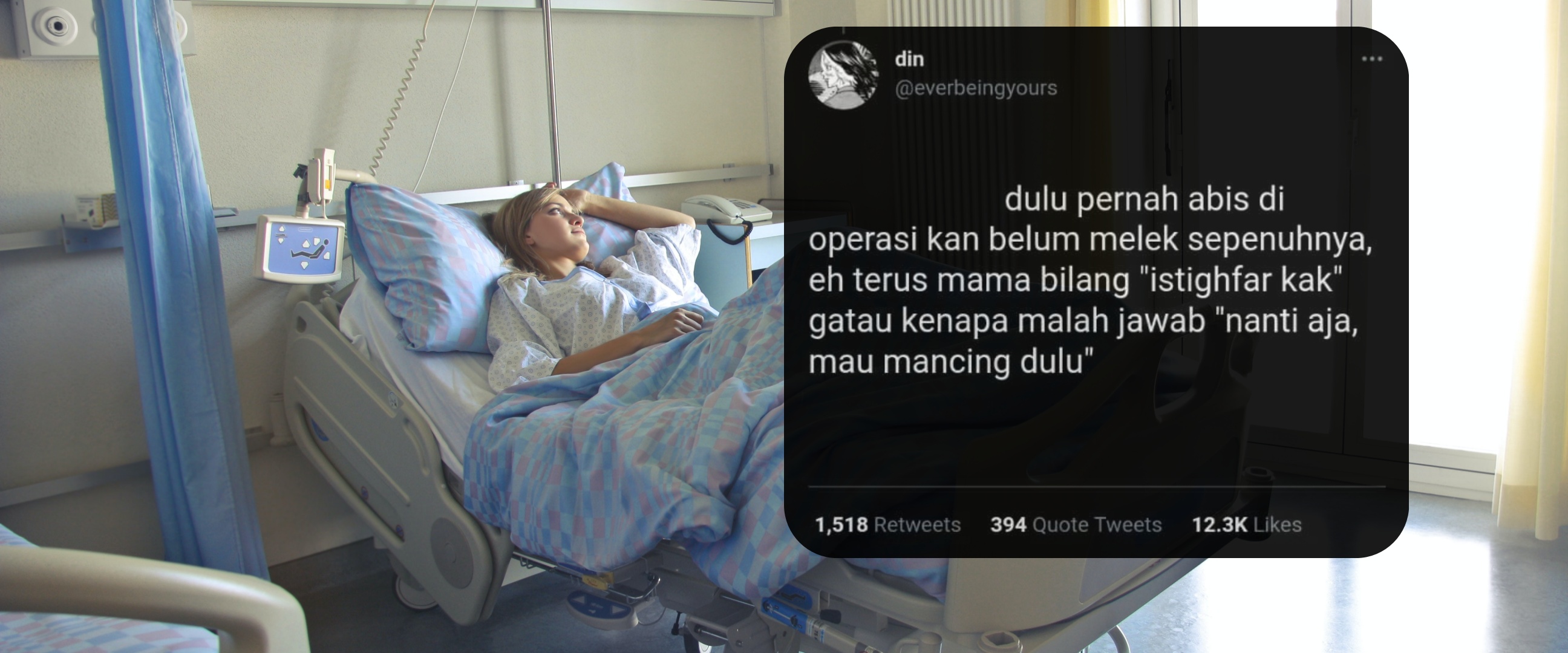 12 Curhatan lucu gara-gara efek obat bius usai operasi ini kocak abis