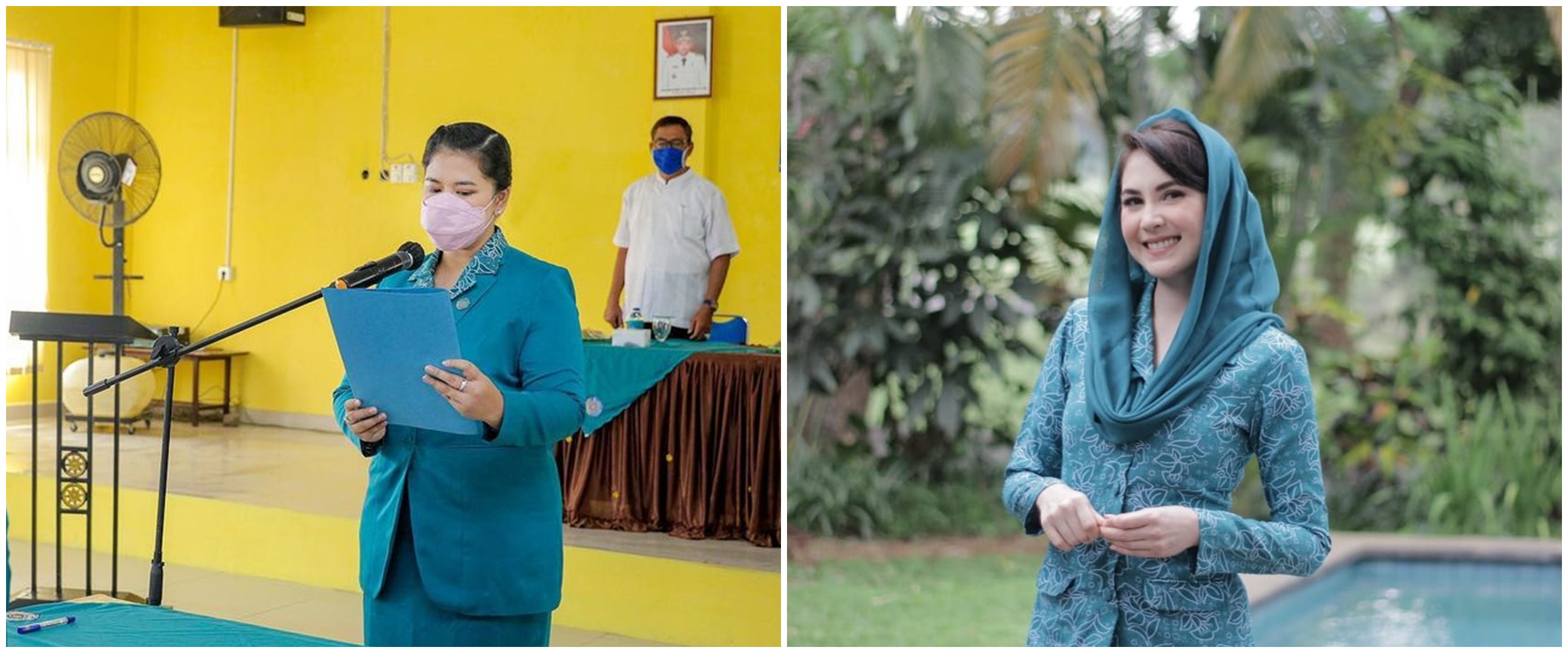 Jadi istri kepala daerah, ini pesona 8 seleb berseragam PKK