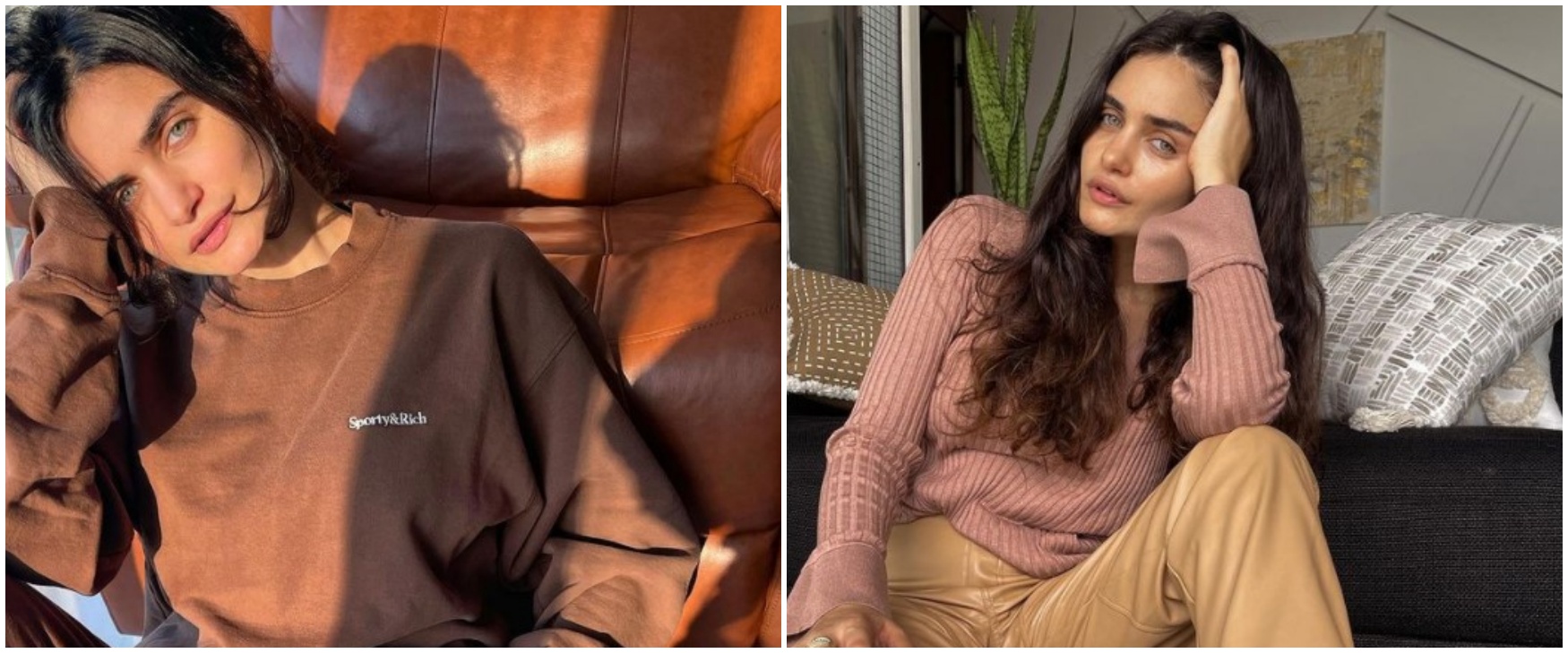 10 Pesona Gabriella Demetriades, model cantik pasangan Arjun Rampal