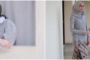 9 Ide outfit hijab ala Lesty Kejora, cocok untuk kondangan