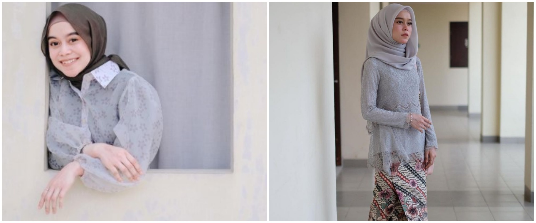 9 Ide outfit hijab ala Lesty Kejora, cocok untuk kondangan