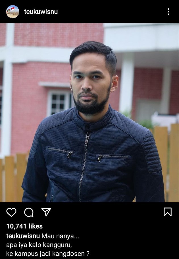 10 Caption jokes bapak-bapak ala Teuku Wisnu, receh abis