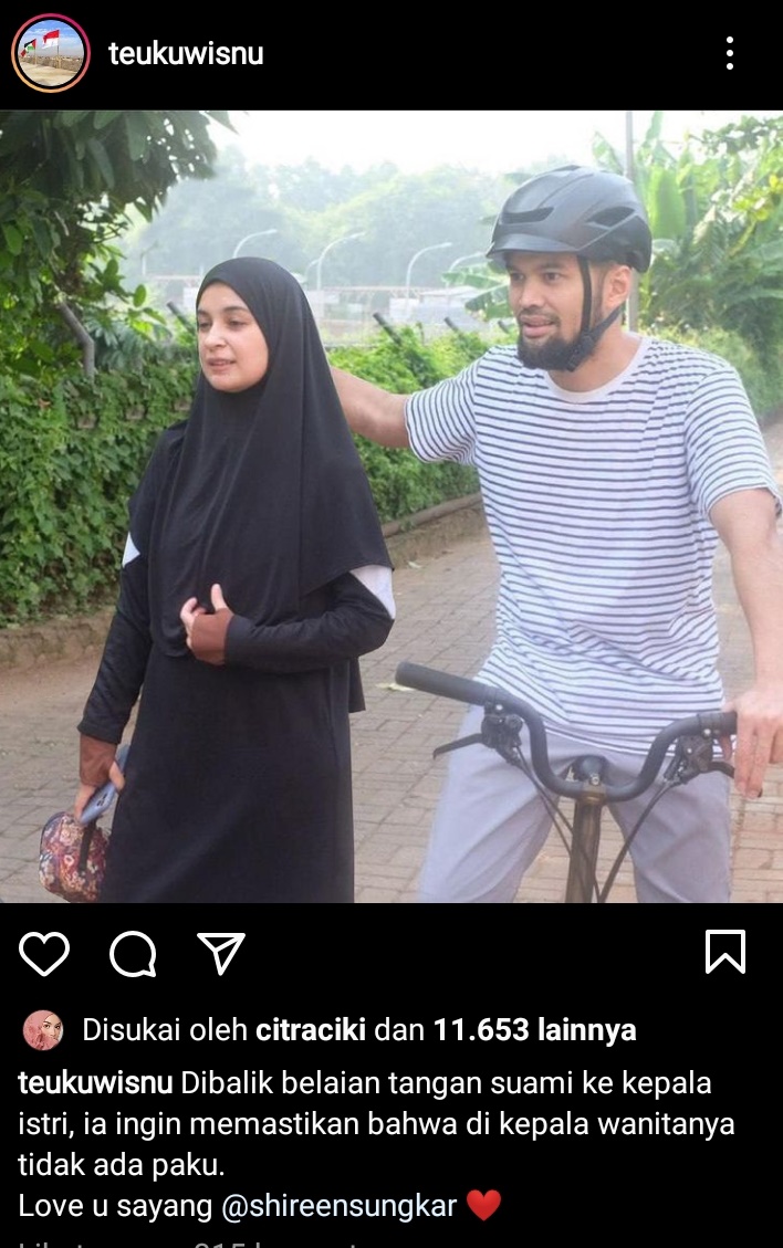 10 Caption jokes bapak-bapak ala Teuku Wisnu, receh abis