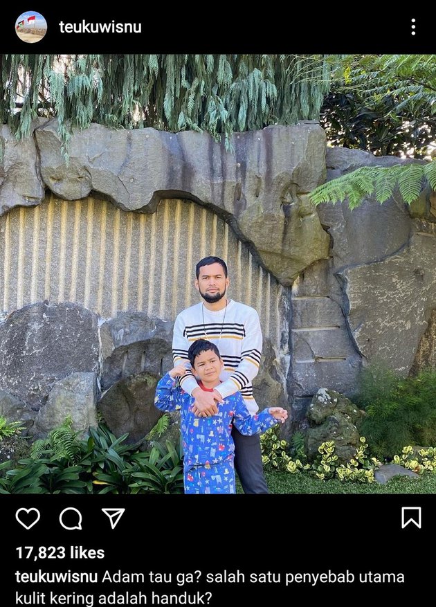 10 Caption jokes bapak-bapak ala Teuku Wisnu, receh abis