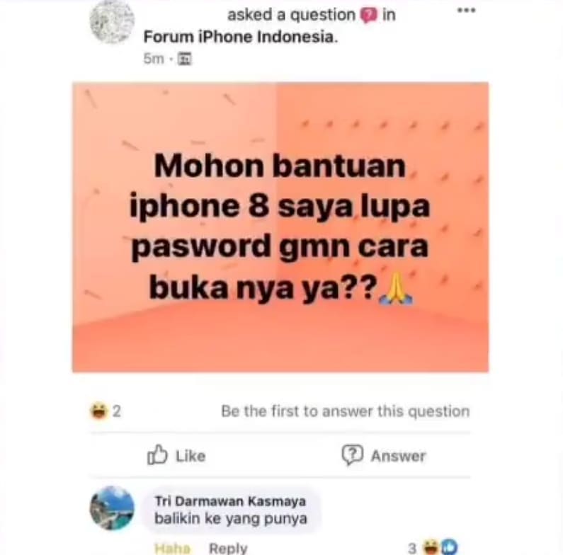 10 Foto diunggah di Facebook ini komentarnya bikin ngakak