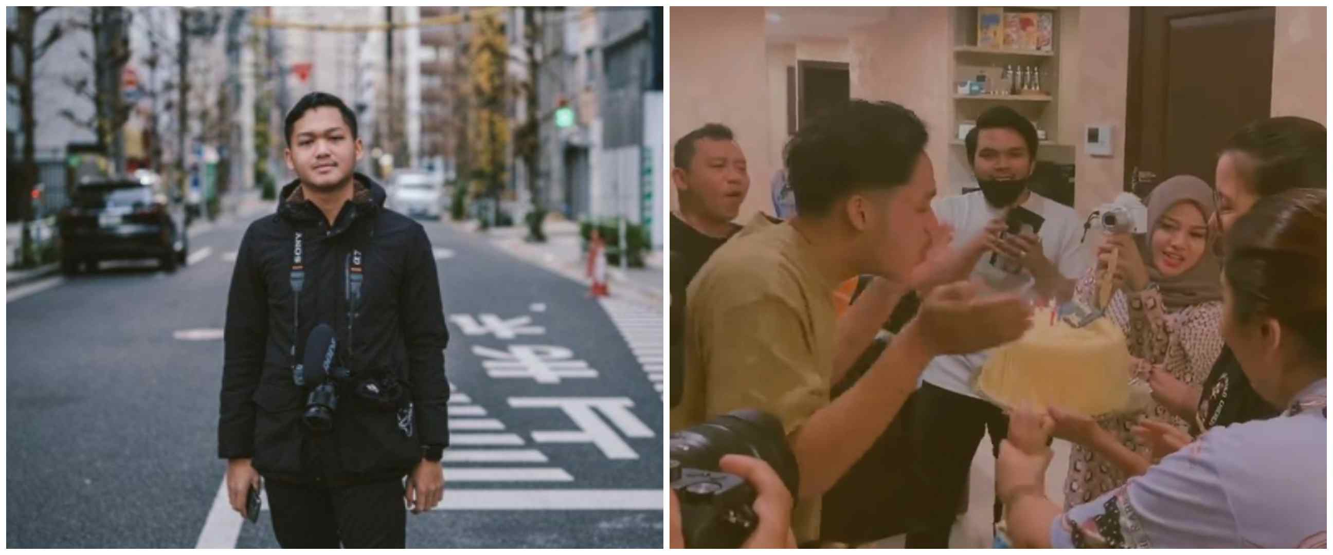 10 Momen ultah Azriel Hermansyah, dapat kejutan dari kekasih