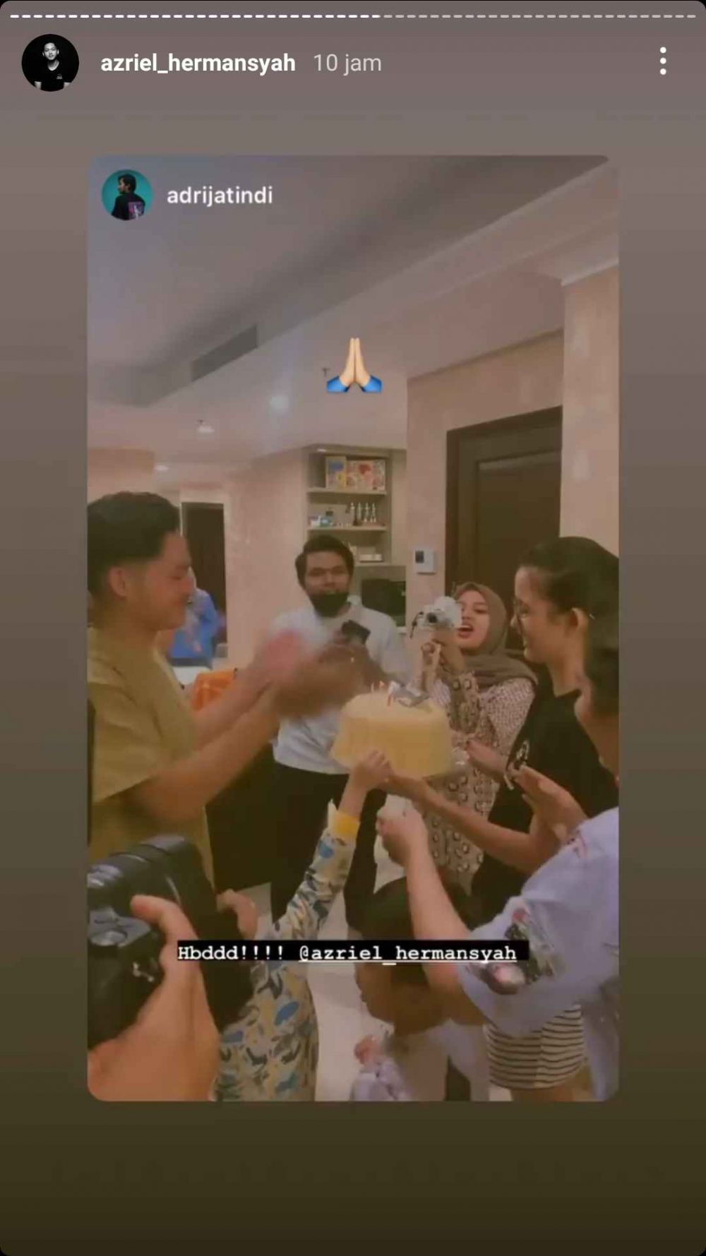 10 Momen ultah Azriel Hermansyah, dapat kejutan dari kekasih