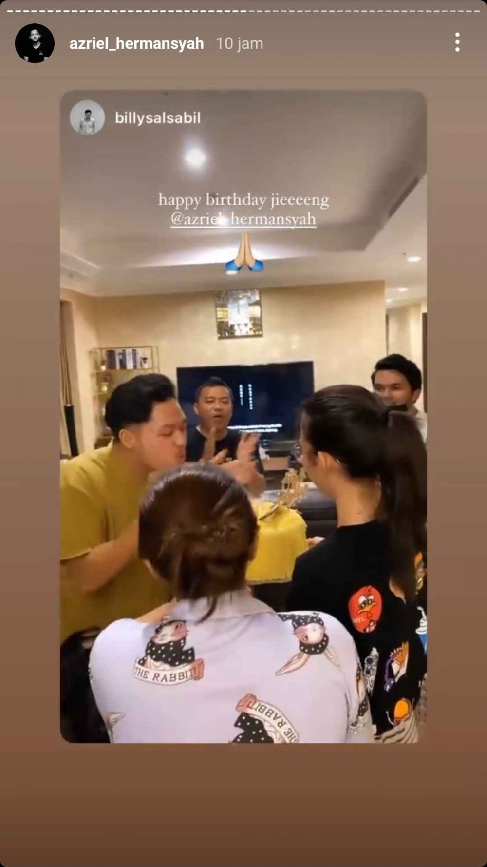 10 Momen ultah Azriel Hermansyah, dapat kejutan dari kekasih