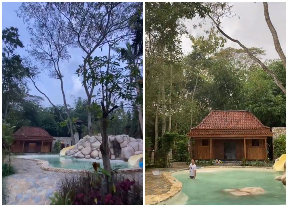 10 Potret vila baru Zaskia Adya Mecca, dibangun di tengah hutan